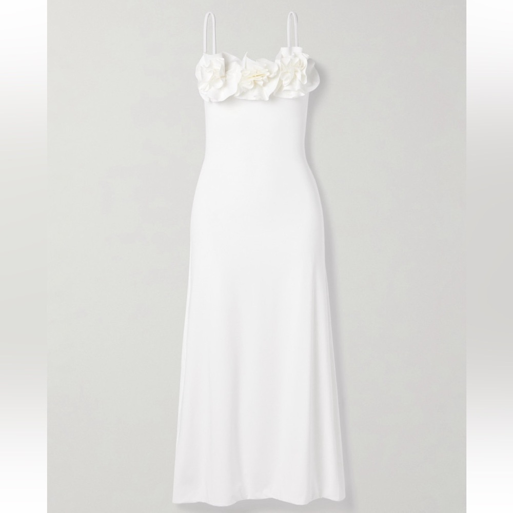 Maygel Coronel Aura appliqued midi dress